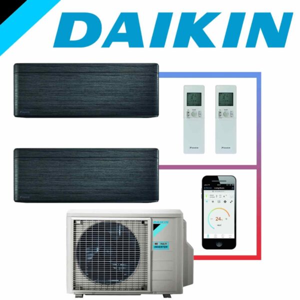 Klimaanlage Daikin Multisplit Stylish FTXA Set Blackwood