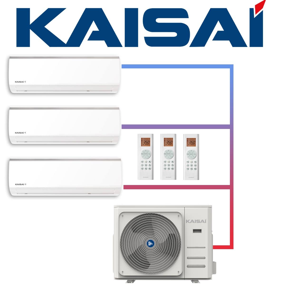 Klimaanlage Kaisai Fly Multisplit KWX Set
