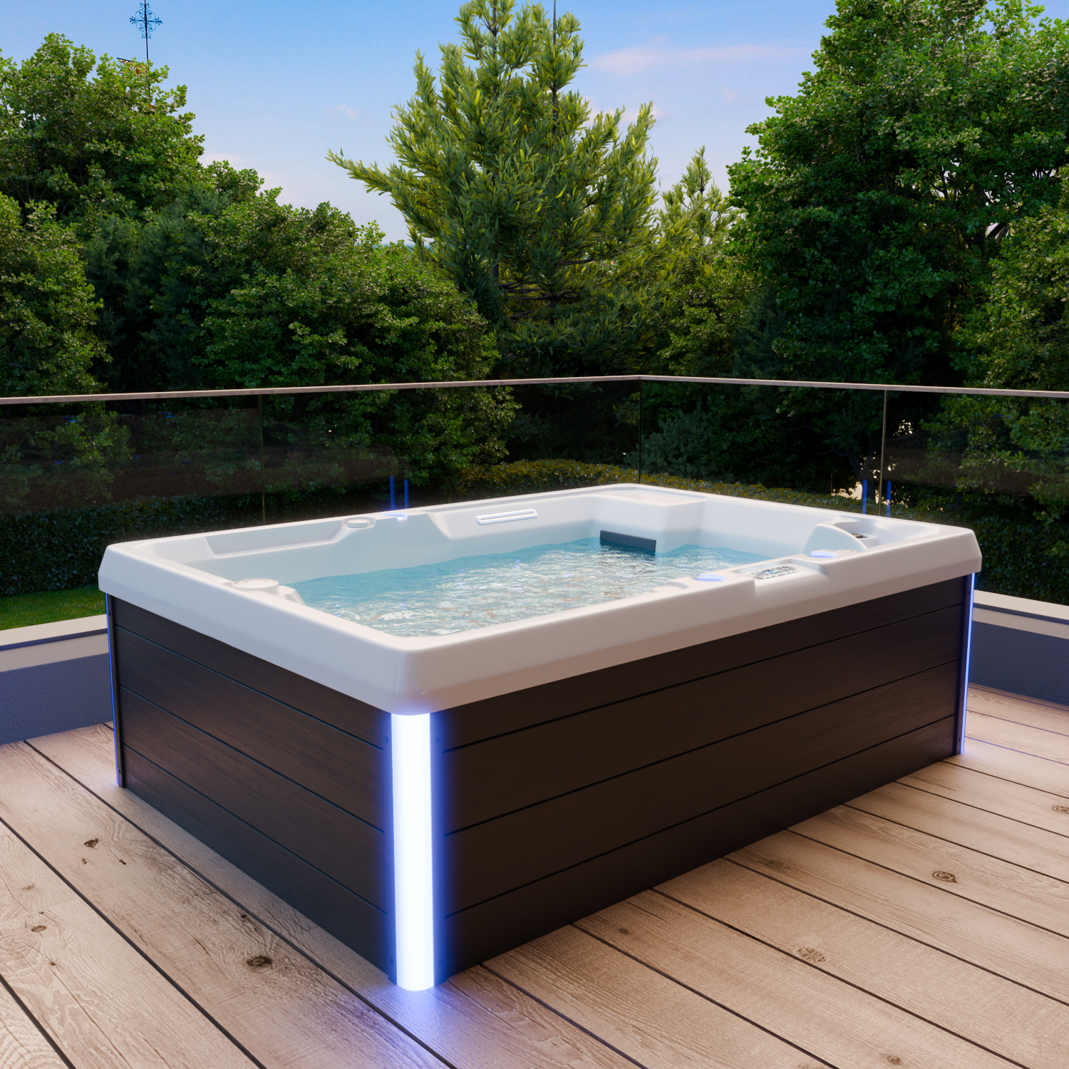 756 Outdoor Whirlpool Elba weiss