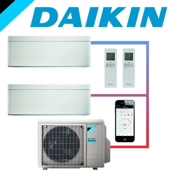 Klimaanlage Daikin Multisplit Stylish FTXA Set Weiss