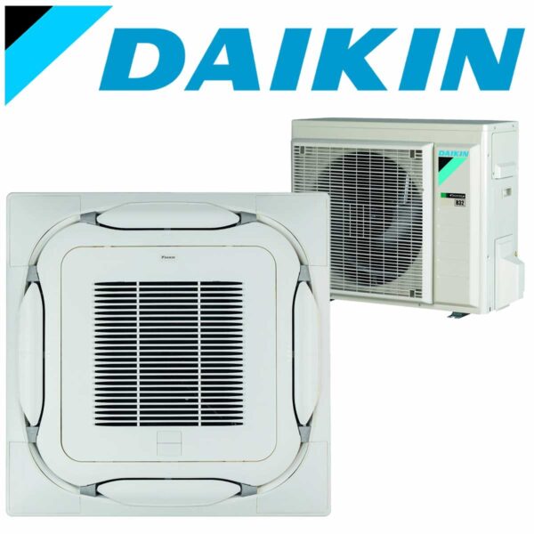 Set Daikin Klimaanlage Roundflow Deckenkassette FCAG selbstreinigend weiss