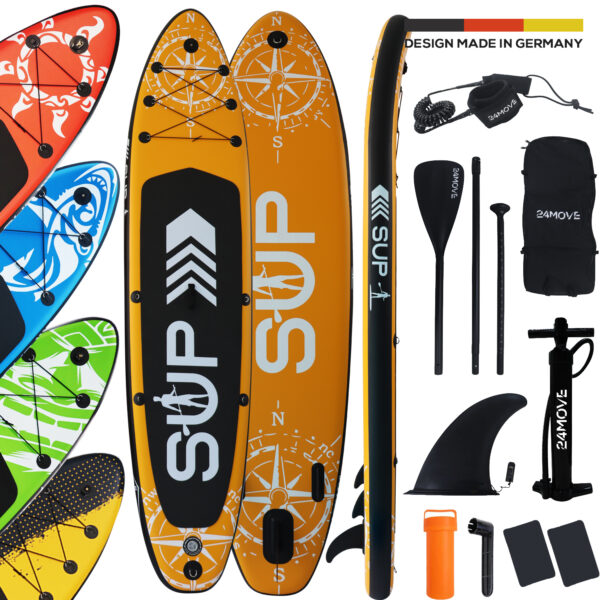 738 24MOVE Standup Paddle SUP Board Set ORANGE 366 1