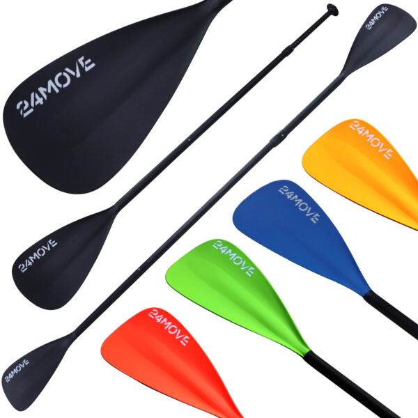 783 24MOVE SUP Doppelpaddel fuer Paddleboards und Kajaks Stechpaddel fuer Stand Up Board schwarz 5