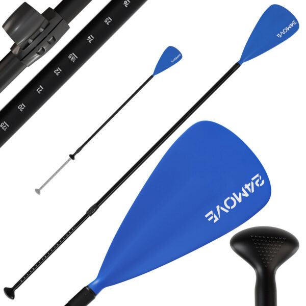 854 24MOVE SUP Einzelpaddel fuer Paddleboards und Kajaks Stechpaddel fuer Stand Up Board blau 3