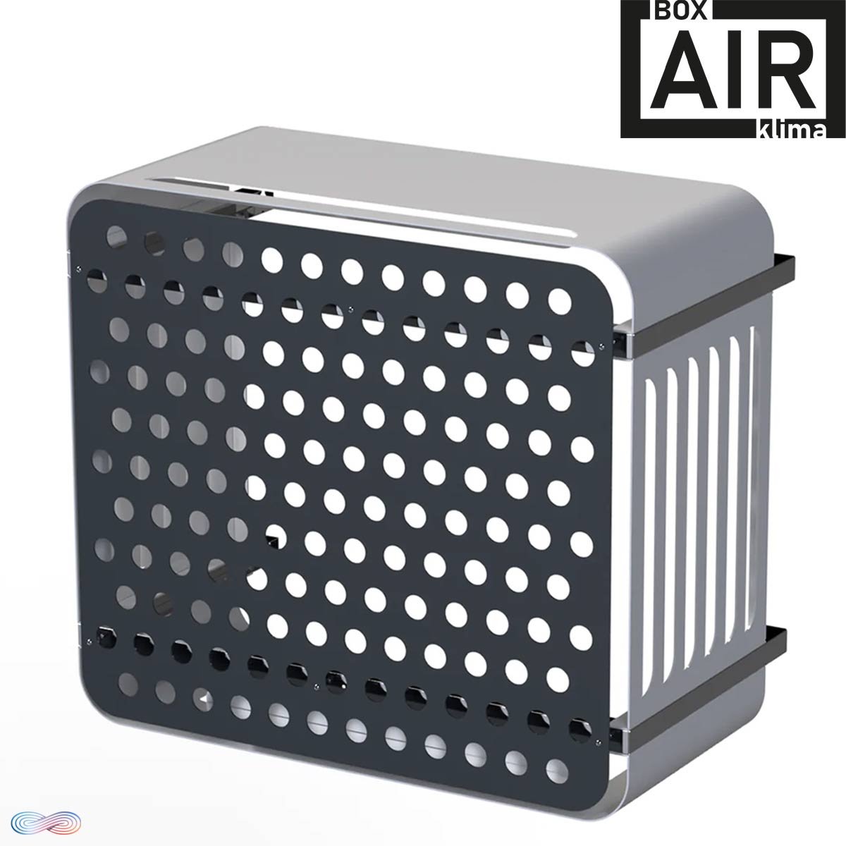 Box Air Klima Cover Hi Fi Weiss Anthrazit